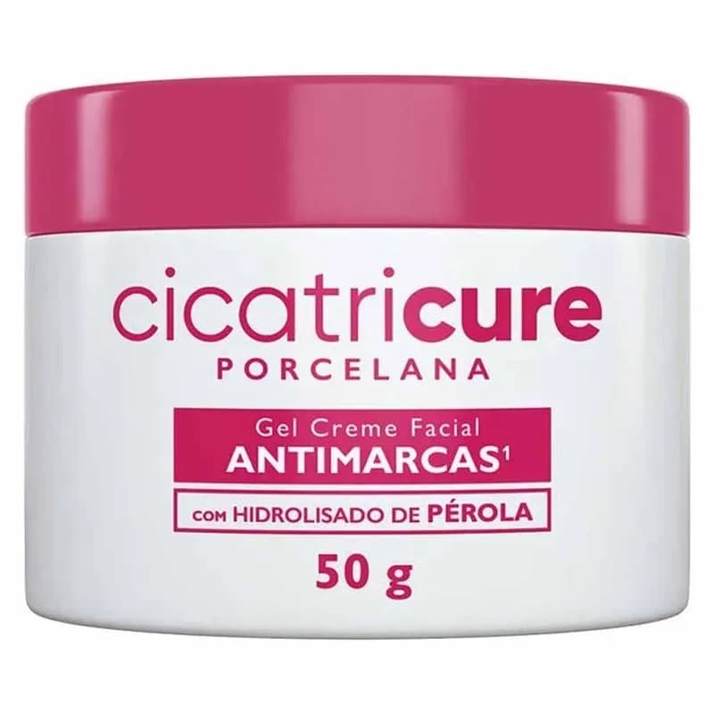 Cicatricure porcelana 50g antimarcas com pérola creme gel