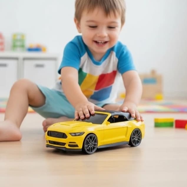 Carrinho Brinquedo Speed Car Infantil Amarelo – Criatividade, Diversão e Coordenação Motora