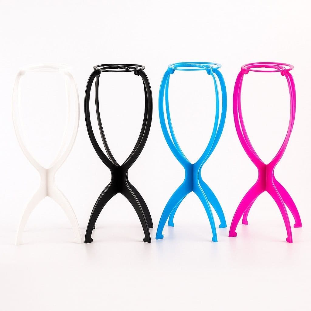 Suporte para Peruca ou Lace – Plástico Reforçado, Ideal Para Secagem e Armazenamento
