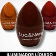 Bronzer e Iluminador Líquido - Lua & Neve - Resistente à água