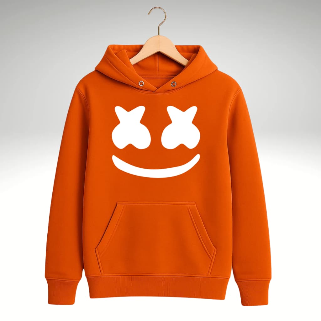 Blusa Moletom DJ Marshmallow Masculino Moleton Canguru Blusa de Frio Com Estampa
