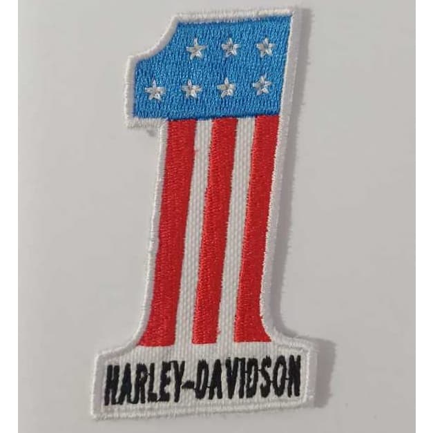 Patch n°1 com termocolante borda  em branco
