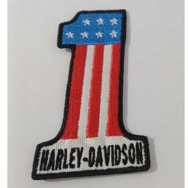Patch n°1 com termocolante borda em preto