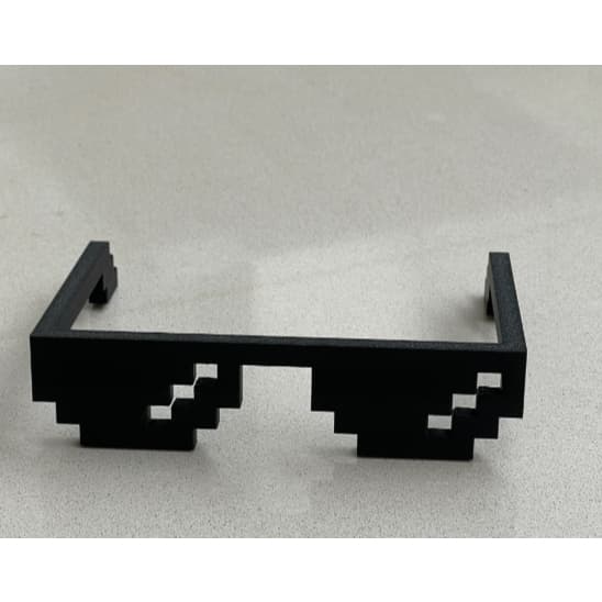 Óculos Pixel Minecraft - Impressão 3d