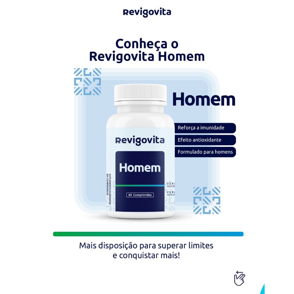 Vitamina Revigovita Homem 60CP