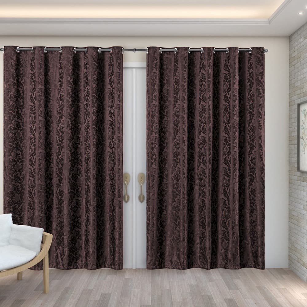 Cortina Jacquard Sala Quarto E Cozinha 2,70m X 2,50m Jacar Sala Quarto Cozinha Eventos