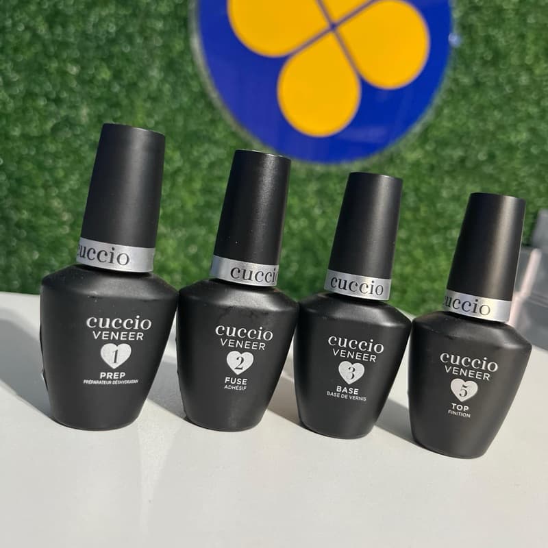 Linha Preparação Para Alongamento Cuccio- Prep, Fuse, Base, Top Coat
