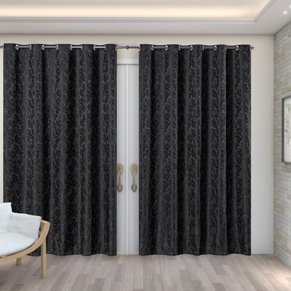 Cortina Jacquard Sala Quarto E Cozinha 2,70m X 3,00m Jacar Sala Quarto Cozinha Eventos