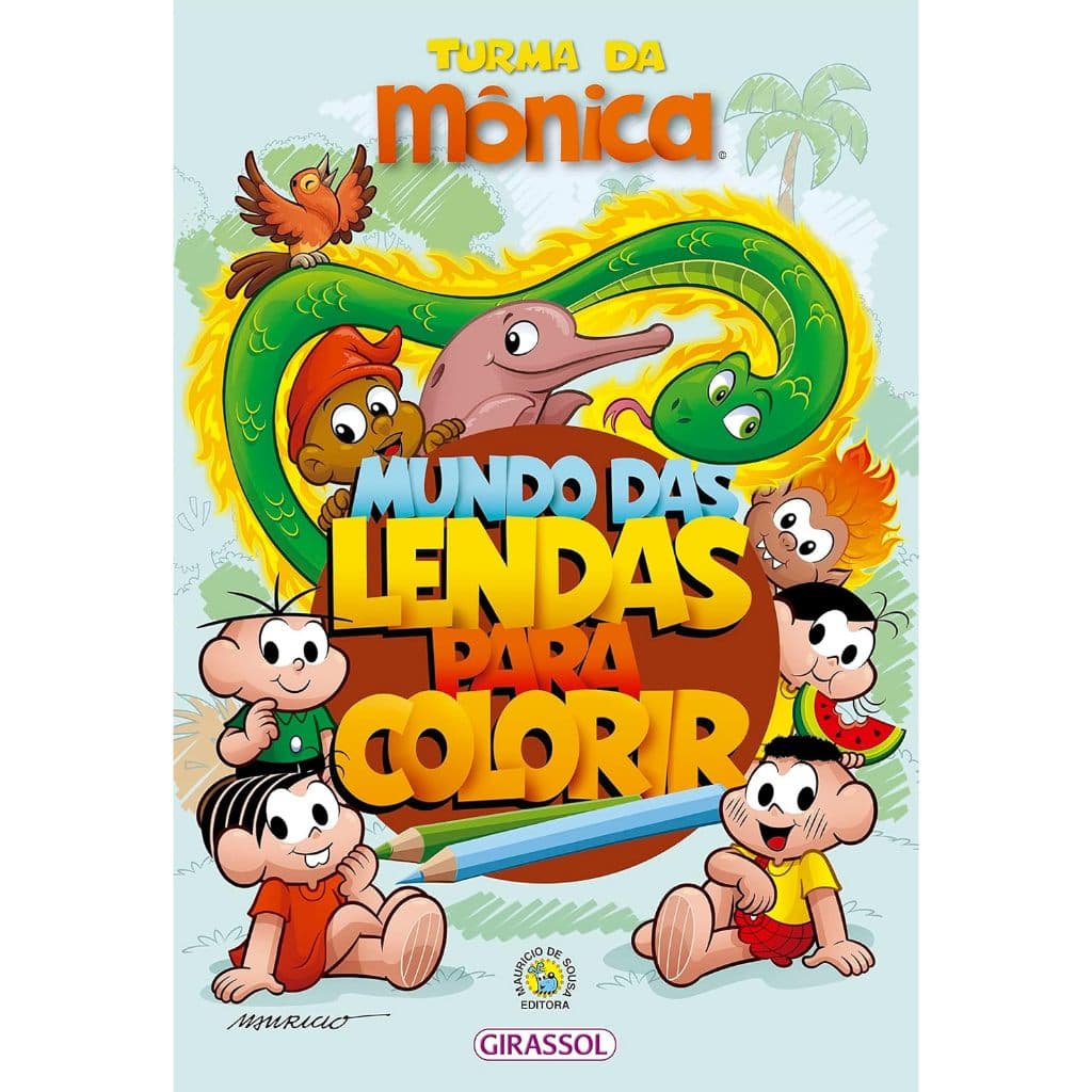 Turma da Mônica: Mundo das Lendas para Colorir