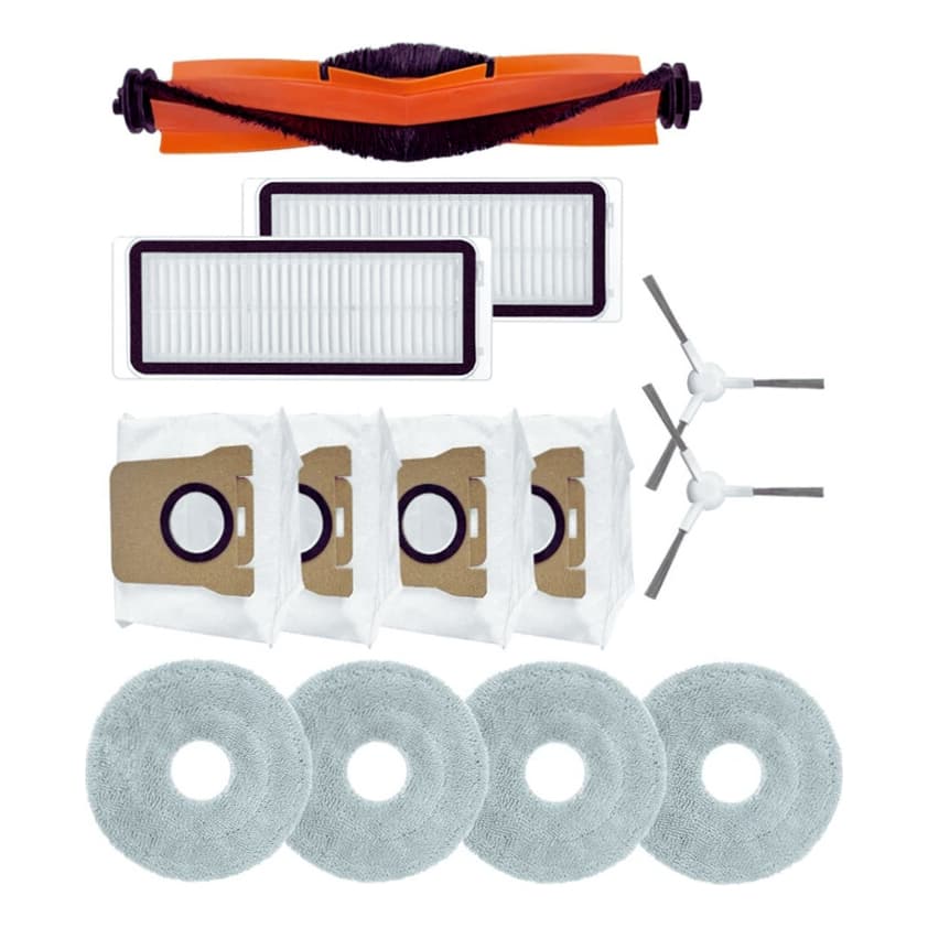 Kit Reposição Xiaomi X20max X20pro Escovas, Filtro, Panos