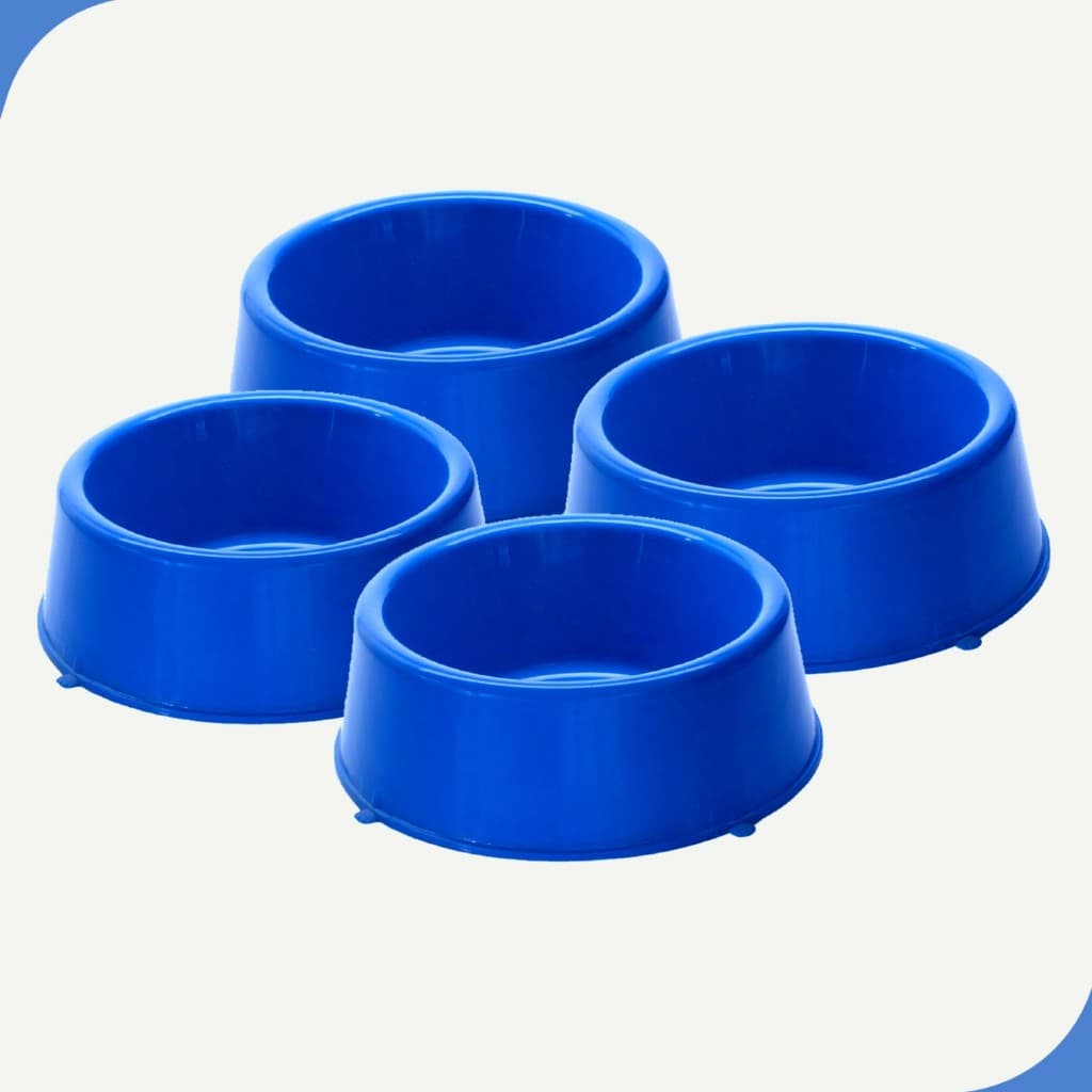Kit 4 Comedouros Grandes 2700ml 1850ml Para Pets Cachorro e Gatos