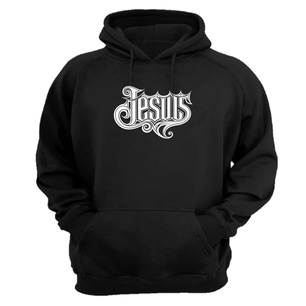 Blusa Moletom Flanelada Com Bolso Estampa Jesus Modelo Novo Alta Qualidade