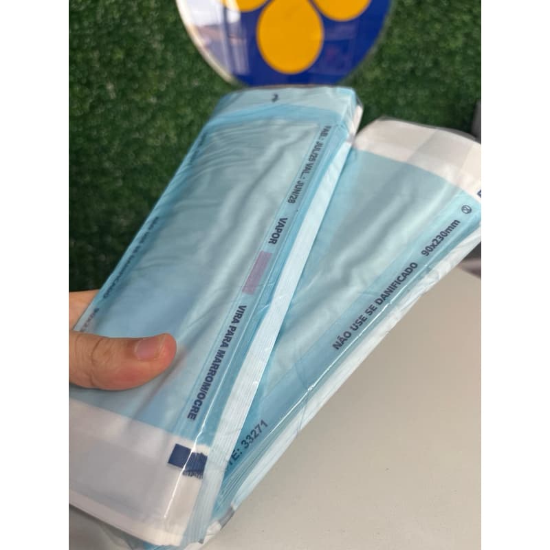 Envelope para Autoclave 100UND – Esterilização de Alicate/ Espatula/Instrumentos