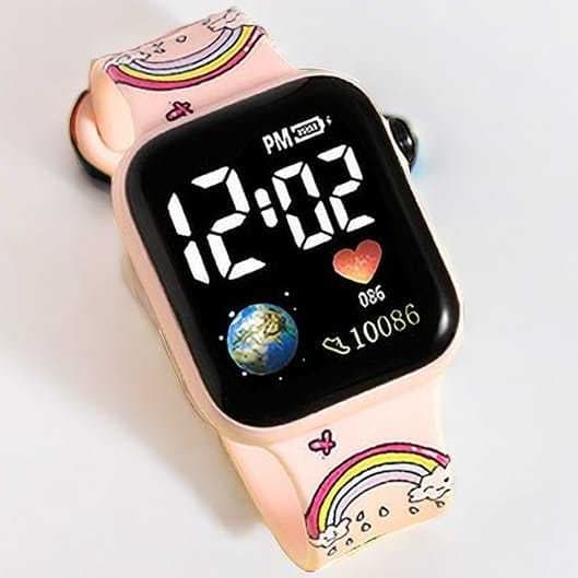 Relógio Infantil Smartwatch iluminado menino e menina com vários personagens