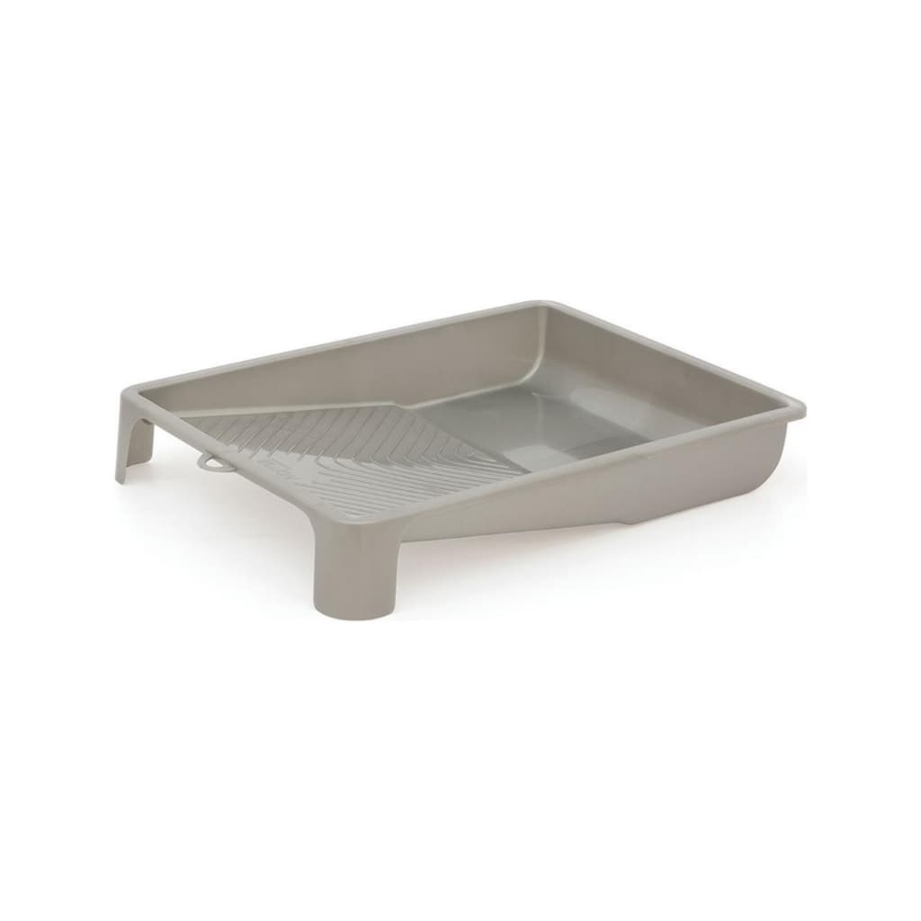 Bandeja Plástica 23cm Pintura Flex Cinza - Roma