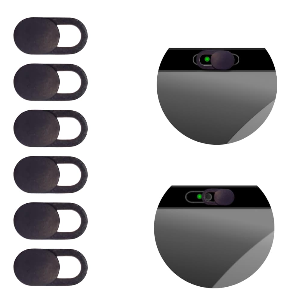 Pelicula Autoadesiva Ultrafina Tampa Webcam Notebook Privacidade Anti Espião Home Office 6 Un Pronta Entrega