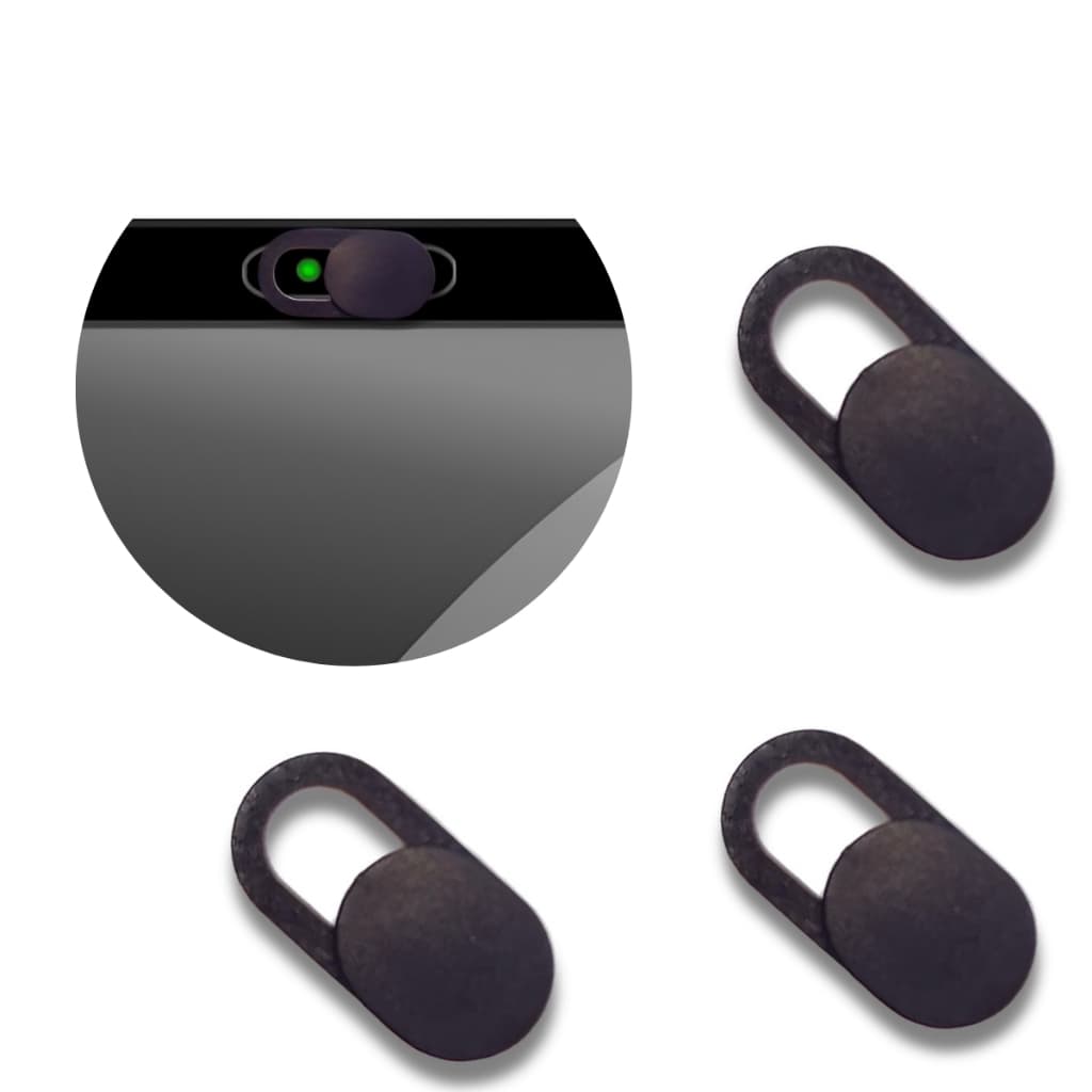 Kit 3 Película Ultrafina Privacidade Anti Espião: Tampa Bloqueador de Webcam Câmera  Notebook Laptop Computador Tablet