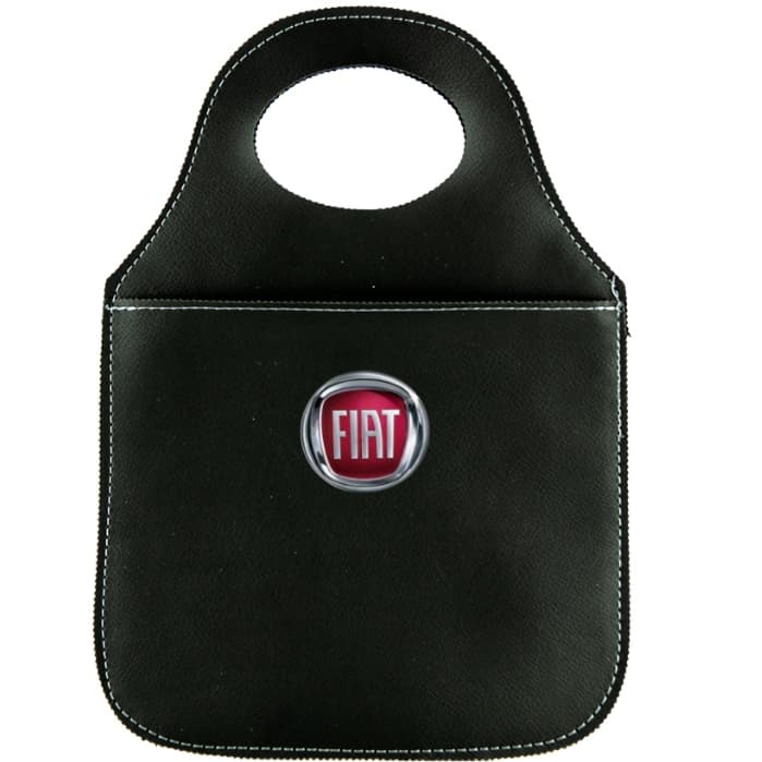 Lixinho De Carro Couro Sintético Personalizada Automotivo Fiat