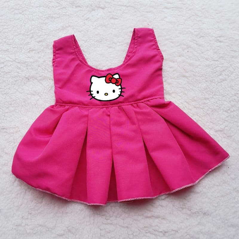 vestido para pet fêmea com fecho em velcro / HELLO KITTY