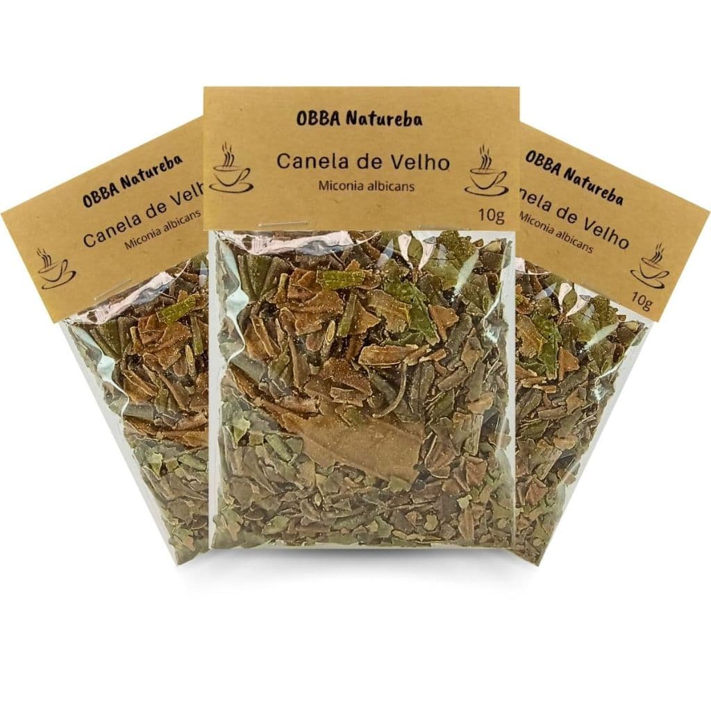 Chá de Canela de Velho Miconia albicans Verdadeiro Natural Aromático 100% Puro – Leve 3 Pacotes