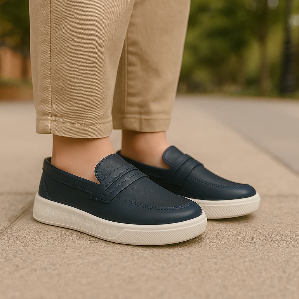 Sapato Infantil Masculino Estilo Social Esporte Fino Mocassim Moderno Confortável Elegante Calce Fácil