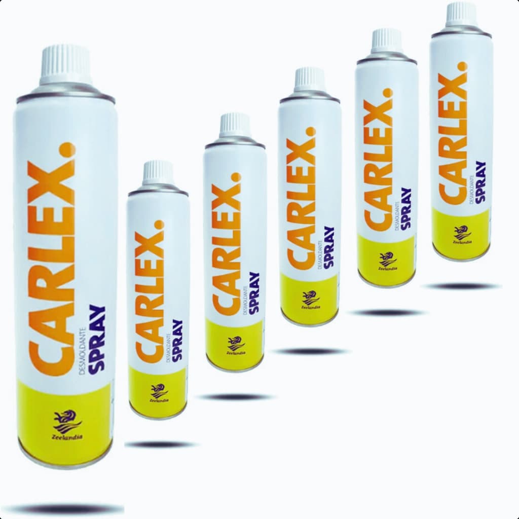 6 Carlex Spray Desmoldante Zeelandia Emulzint Unta Formas Grelhas Bolos Doces Padaria Confeitaria
