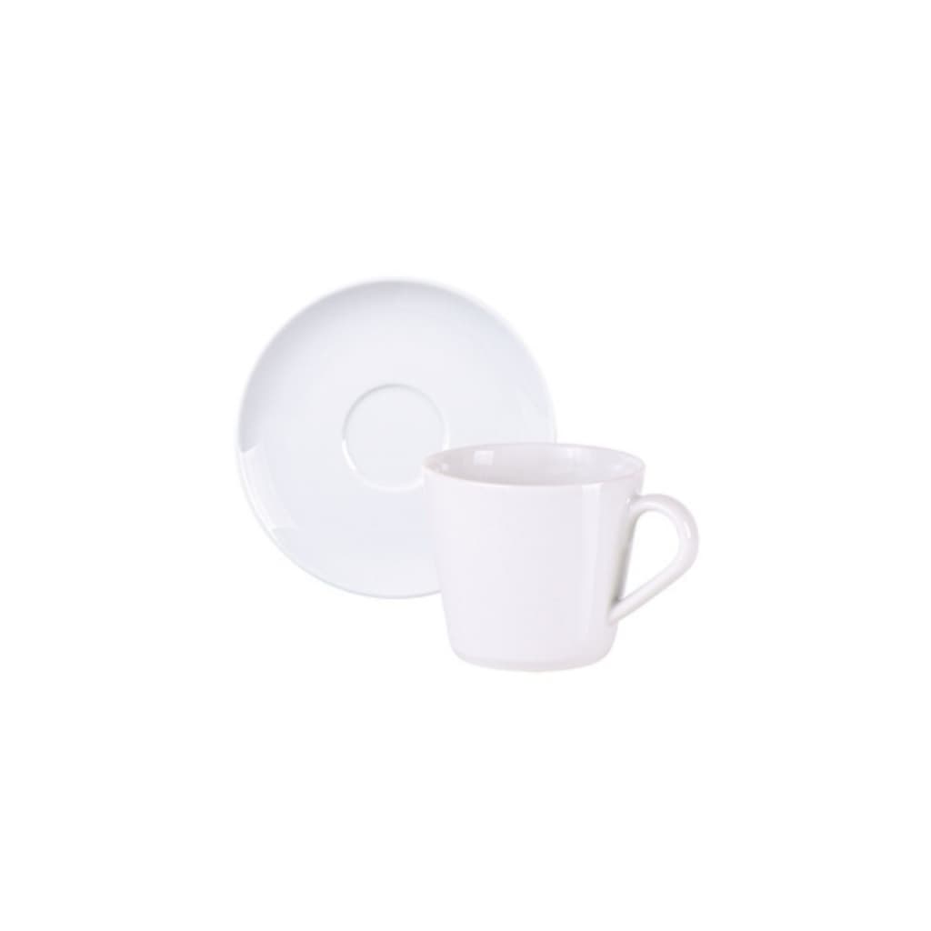 Conjunto Xícara e Pires de Chá Tramontina Leonora em Porcelana 185 ml 2 Peças 96010/237