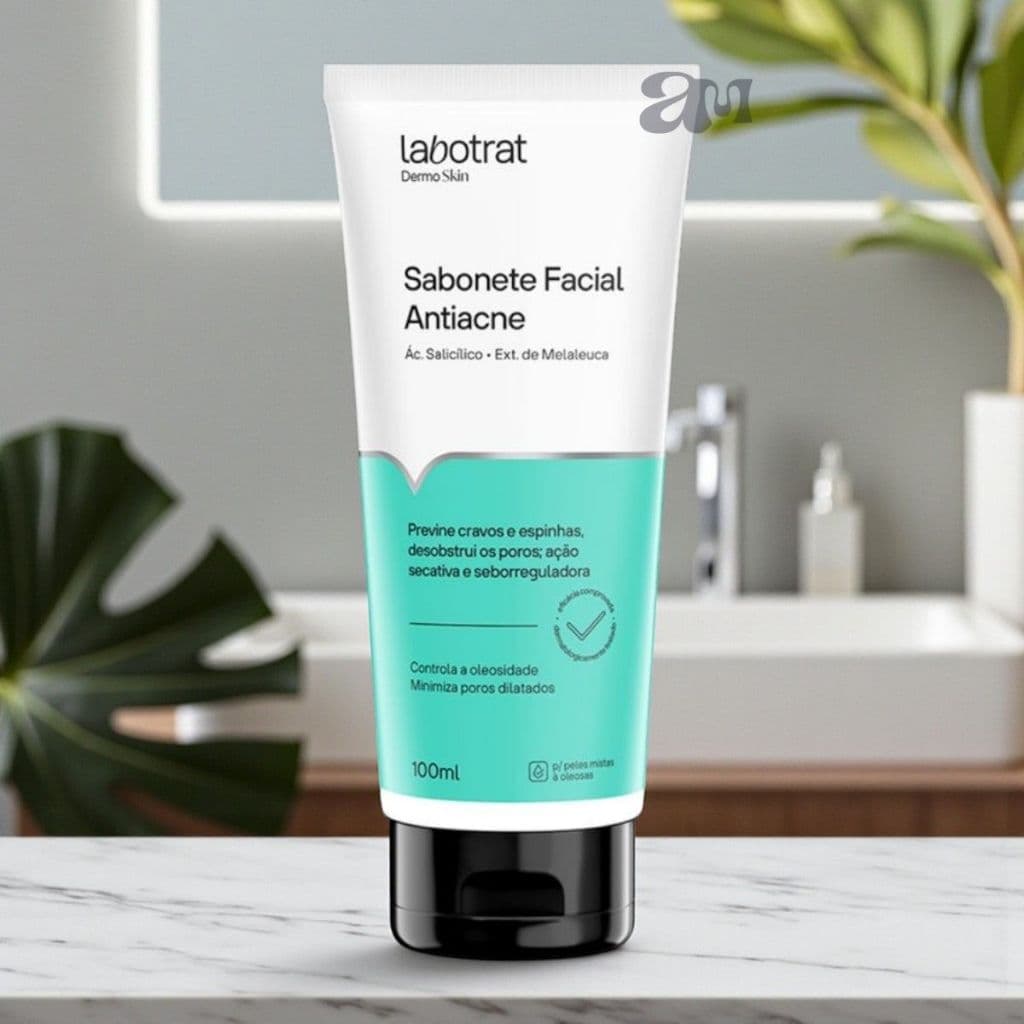 Sabonete Facial Antiacne Labotrat 100ml – Ácido Salicílico + Melaleuca