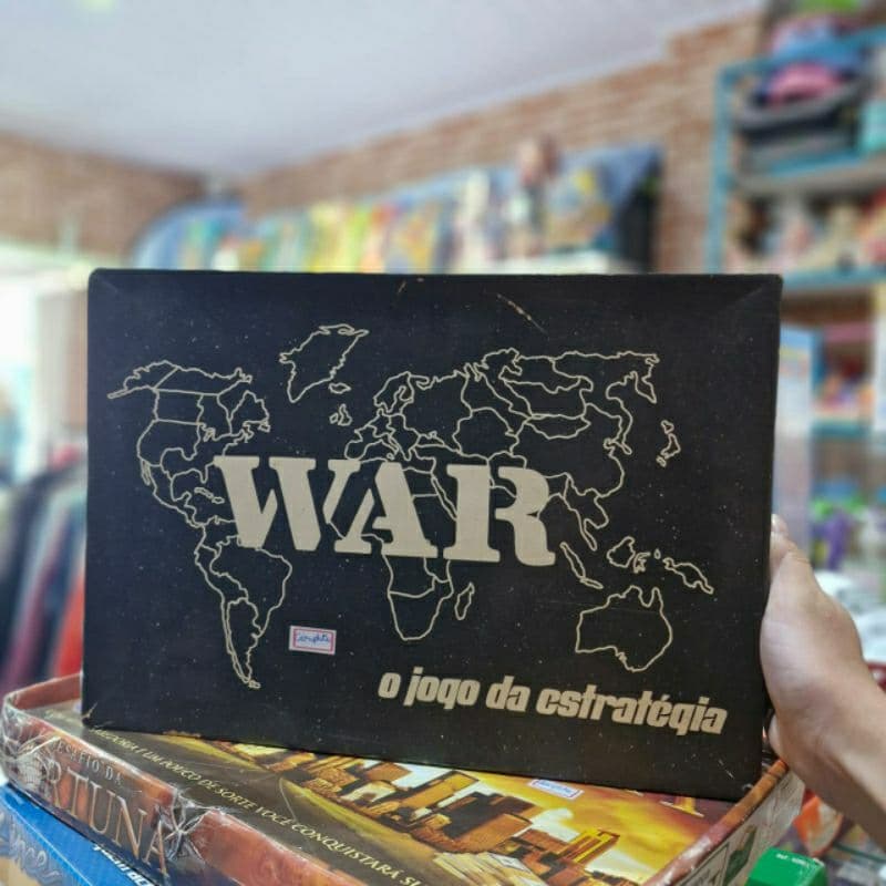 Jogo de Tabuleiro Antigo  - War Completo Década de 70 usado