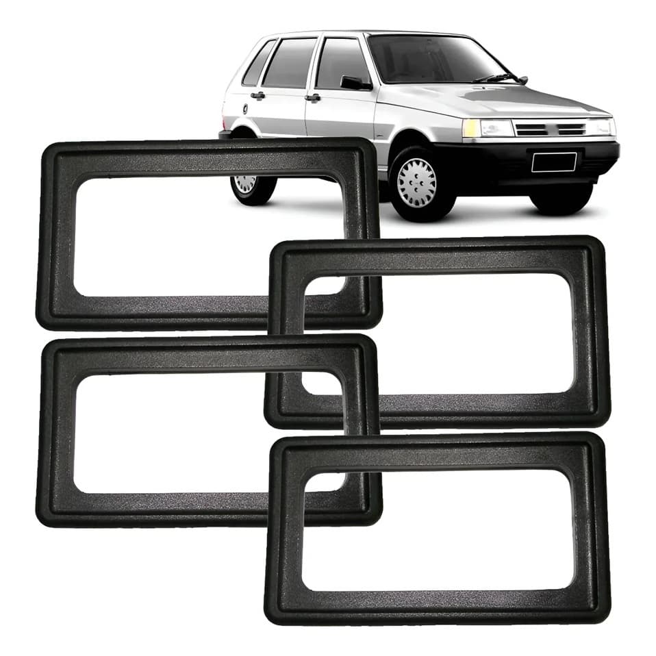 Kit Moldura Maçaneta Interna Porta Uno 1985 A 2003 2004 4 Portas