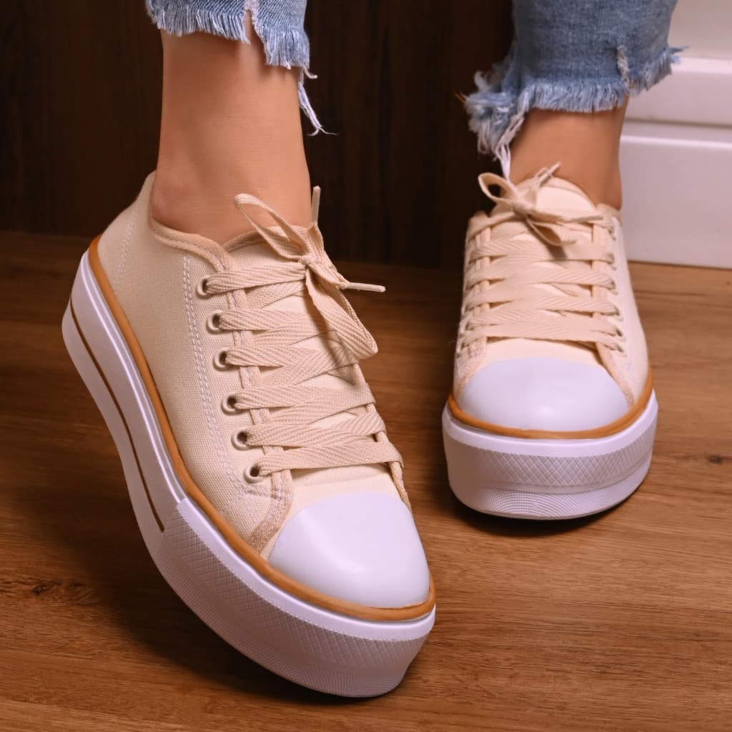 Sandália Plataforma Feminina Casual/Chique | Leve, Confortável e Moderna