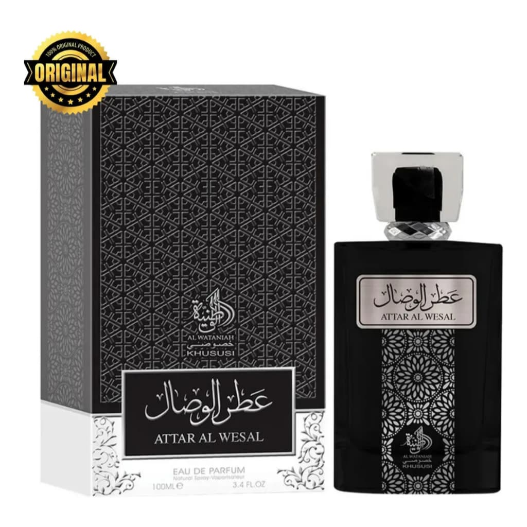 Perfume Árabe Attar Al Wesal Al Wataniah   Masculino 100ml Original