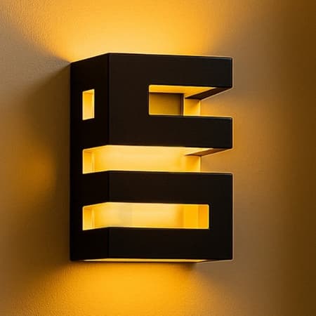Kit 6 Iluminarias Arandela Decorativa Interno Externo Spot Parede a Prova D água A+