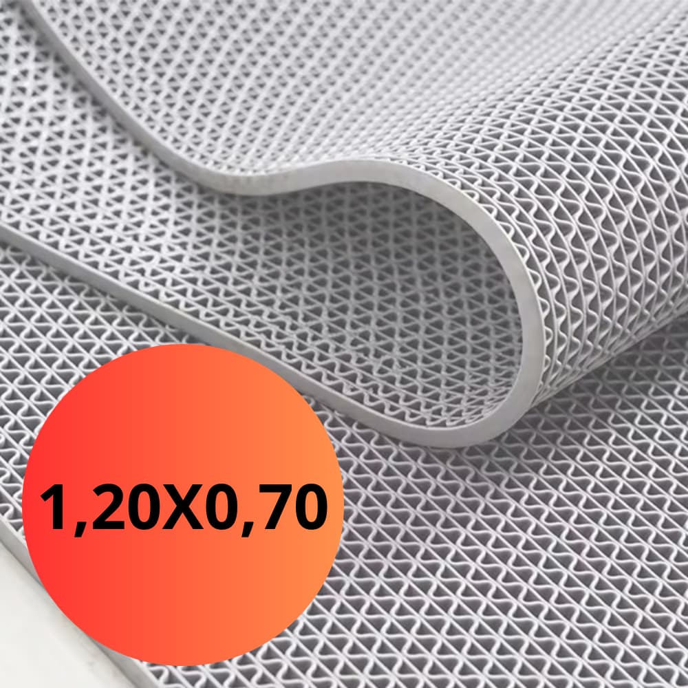 TAPETE EMBORRACHADO ANTIDERRAPANTE 1,20X0,70 BOX PREMIUM