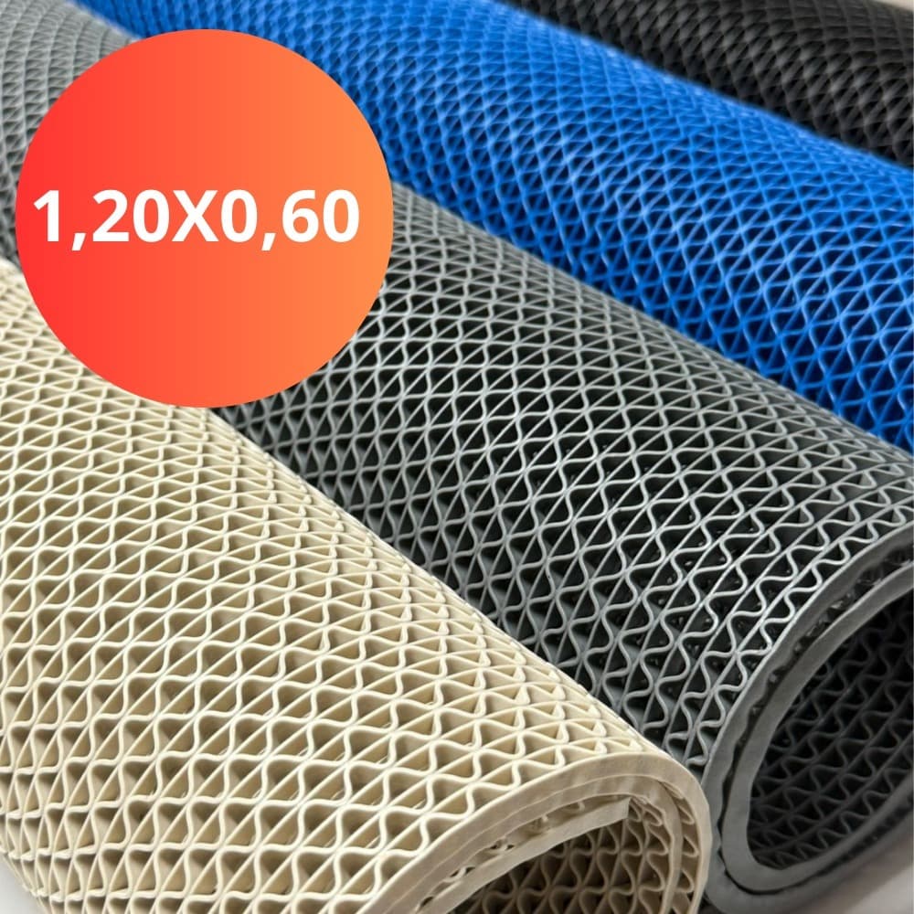 Tapete Emborrachado Antiderrapante Box Banheiro Luxo 1,20X0,60