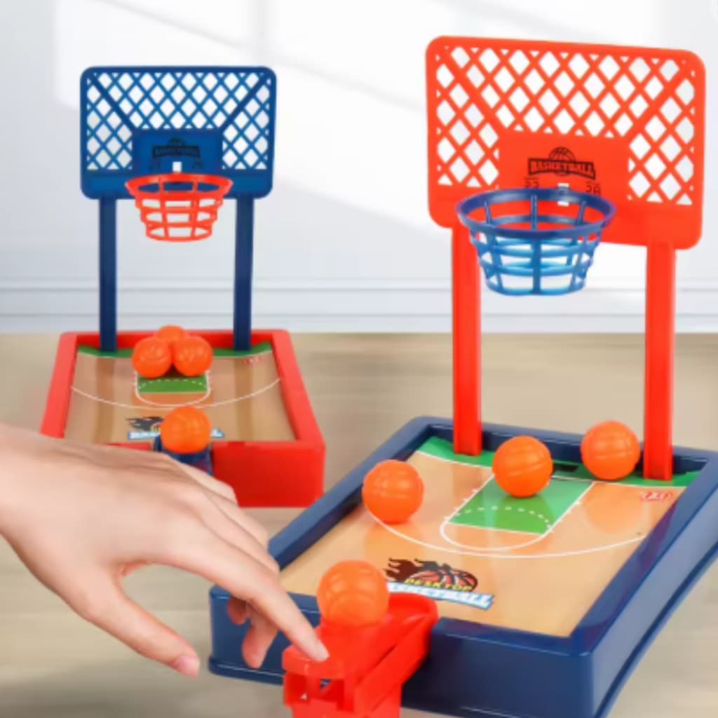 Mini máquina de basquete portátil jogos para viagem ou conjunto de jogos, presente infantil, presente de natal brinquedo