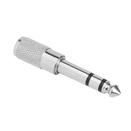 Plug Adaptador P2 Femea X P10 Macho Stereo Metal Blindado