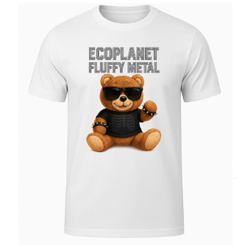 Camiseta Masculina TED ROCK METAL Estilo Oversized 100% Algodão – Conforto e Qualidade
