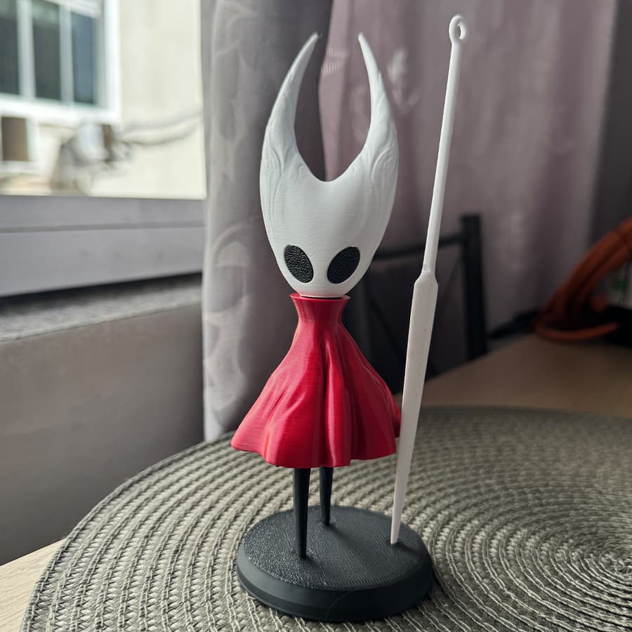 Boneco Hornet Silksong Hollow Knight Decoração Gamer Colecionável