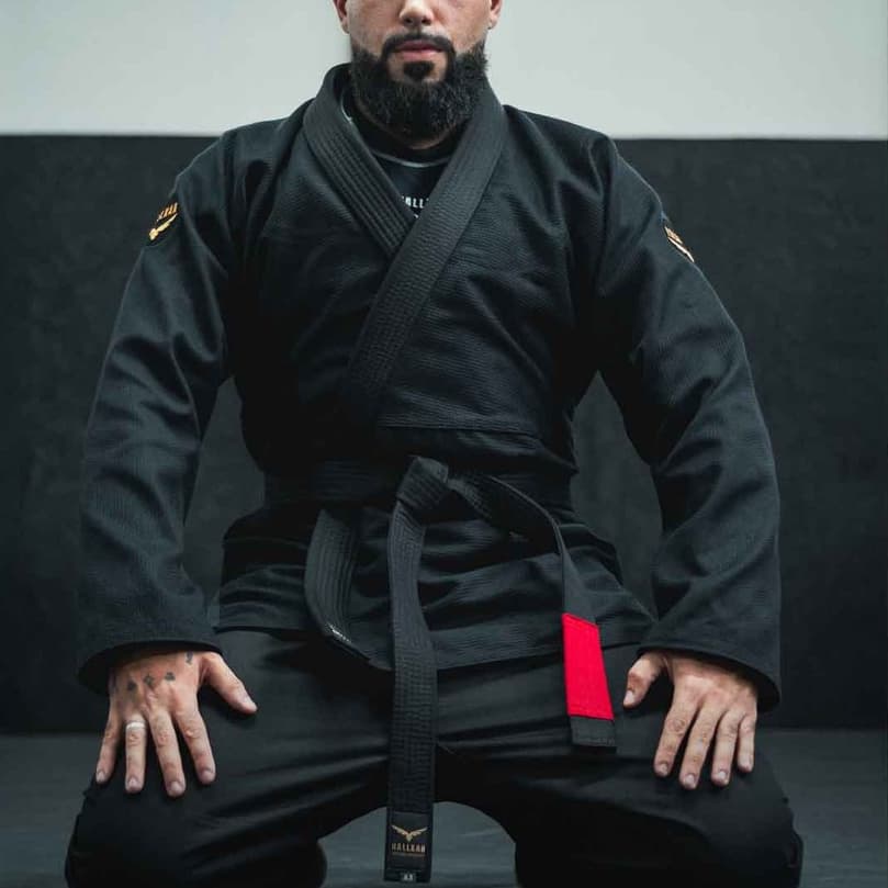 Kimono Jiu-Jitsu Adulto Preto + Faixa  de brinde (escolher a cor )