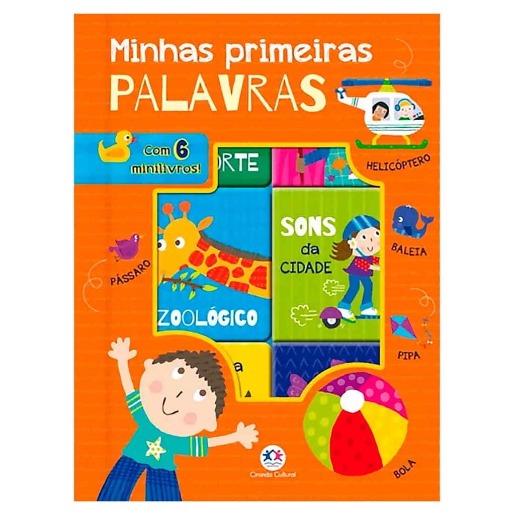 Livro Box com 6 Minilivros Minhas primeiras palavras | Ciranda Cultural