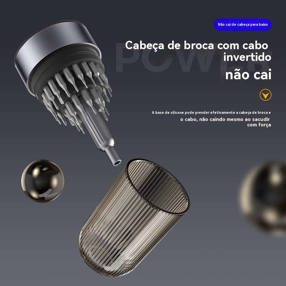 Conjunto de chaves de fenda de precisão 31 em 1, incluindo Torx, Allen, Philips e várias brocas de chave de fenda
