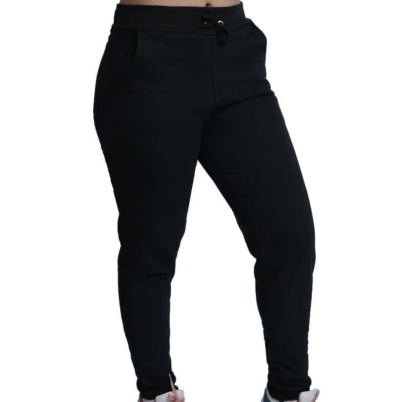 Calça de Moletom Feminina Estilo Casual