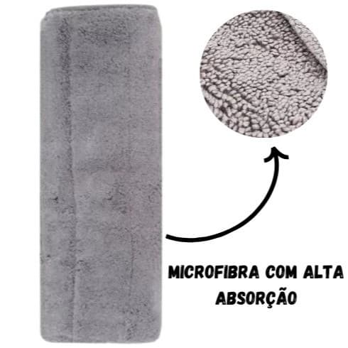Refil Rodo Mop Chenille Vassoura E Pano Em Microfibra