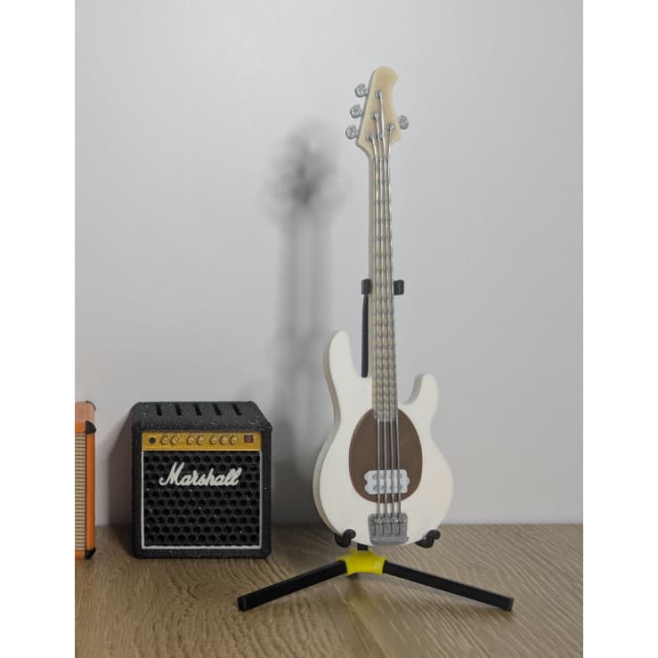 Miniaturas de Contrabaixo - Joe Dart Jr Bass Vulfpeck, modelos, cores, tripé - Presente Dia dos Pais