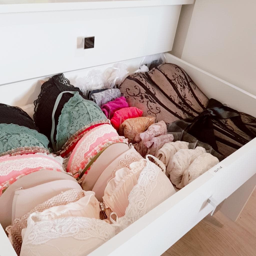 Organizador em PVC para guardar roupas intimas, roupas de bebê meias | 3 unidades