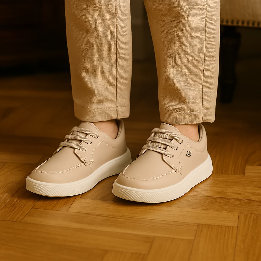 Sapatênis Infantil Masculino Estilo Sport Fino Casual Dia A Dia Escolar Confortável Macio