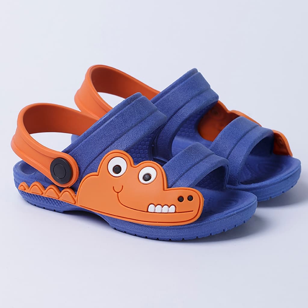 Papete Infantil Menino Jacaré Sandália Masculina Flexível e Confortável Várias Cores Coleção Verão