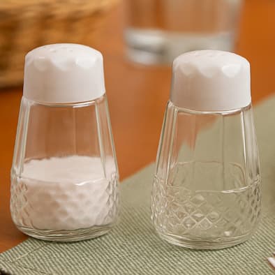 Kit Paliteiro Saleiro de Mesa em Acrílico Resistente