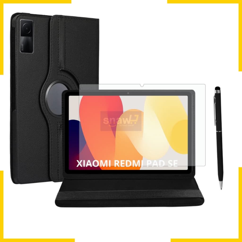Capa Giratória 360° Para Redmi Pad Se + Película + Caneta